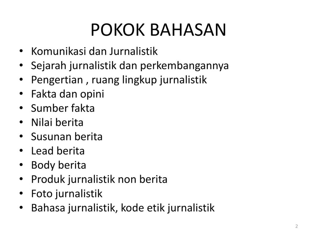 Detail Materi Jurnalistik Powerpoint Nomer 15