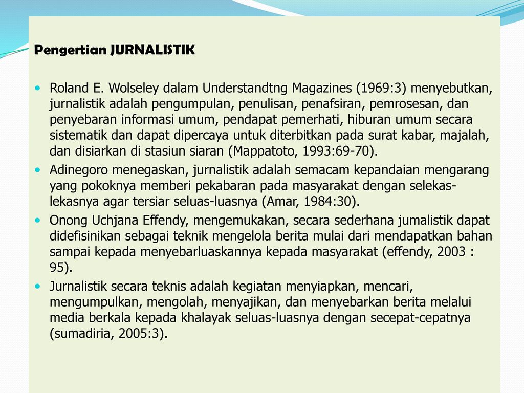 Detail Materi Jurnalistik Powerpoint Nomer 3