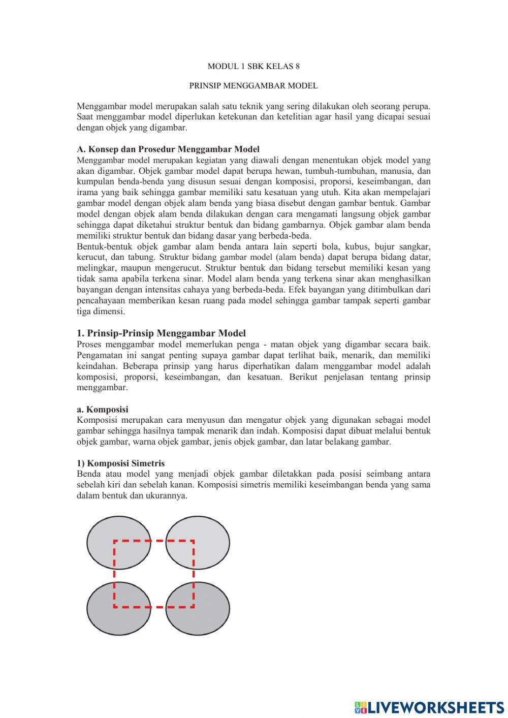 Detail Materi Menggambar Model Kelas 8 Nomer 32