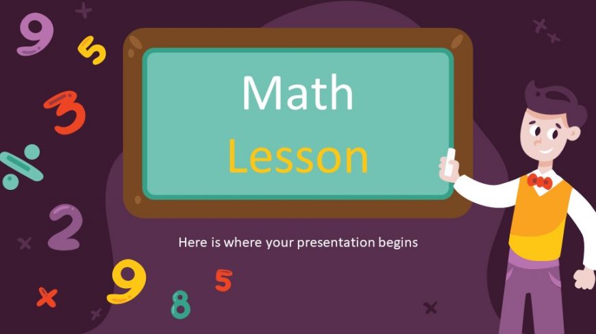 Detail Math Background For Powerpoint Nomer 21