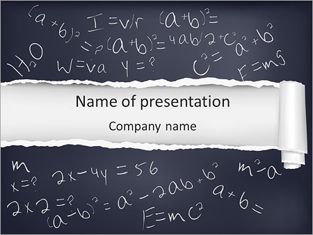 Detail Math Background For Powerpoint Nomer 40