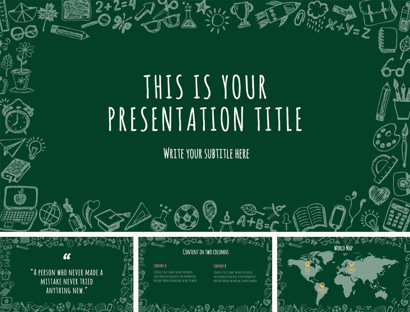 Detail Math Powerpoint Template Nomer 33