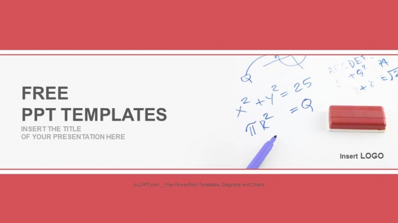 Detail Math Powerpoint Template Nomer 38