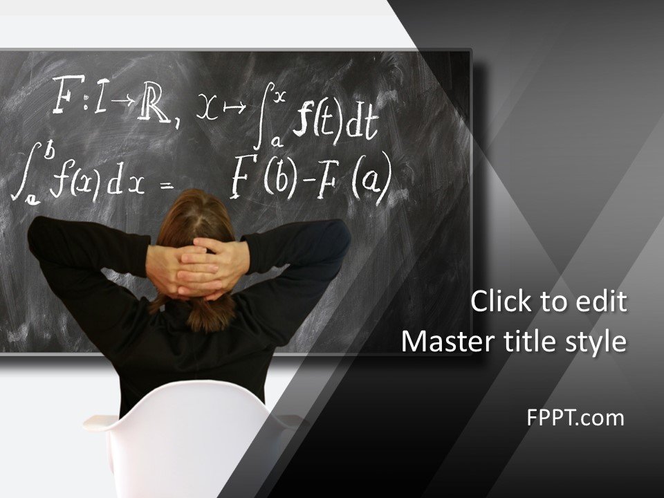 Detail Math Powerpoint Template Nomer 40