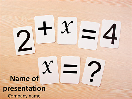 Detail Math Powerpoint Template Nomer 51