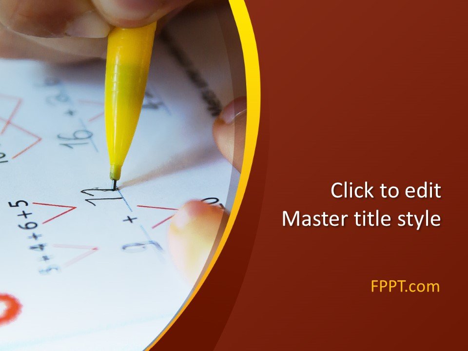Detail Math Powerpoint Template Nomer 8