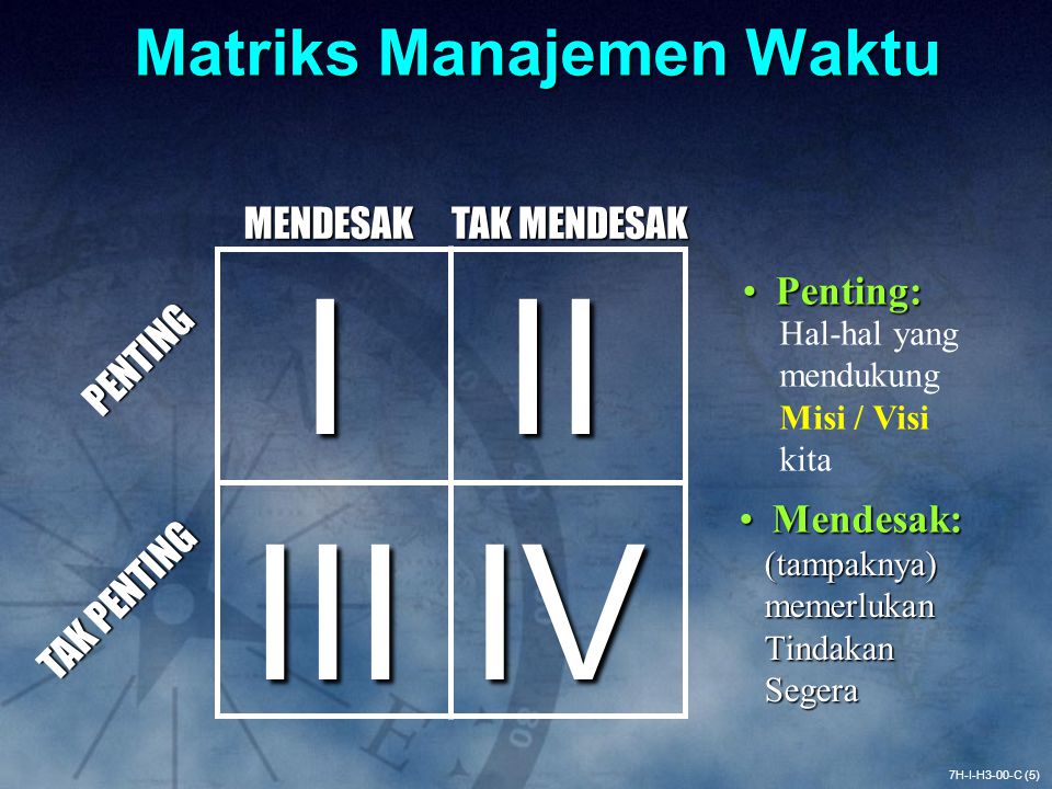 Detail Matriks Manajemen Waktu Nomer 31