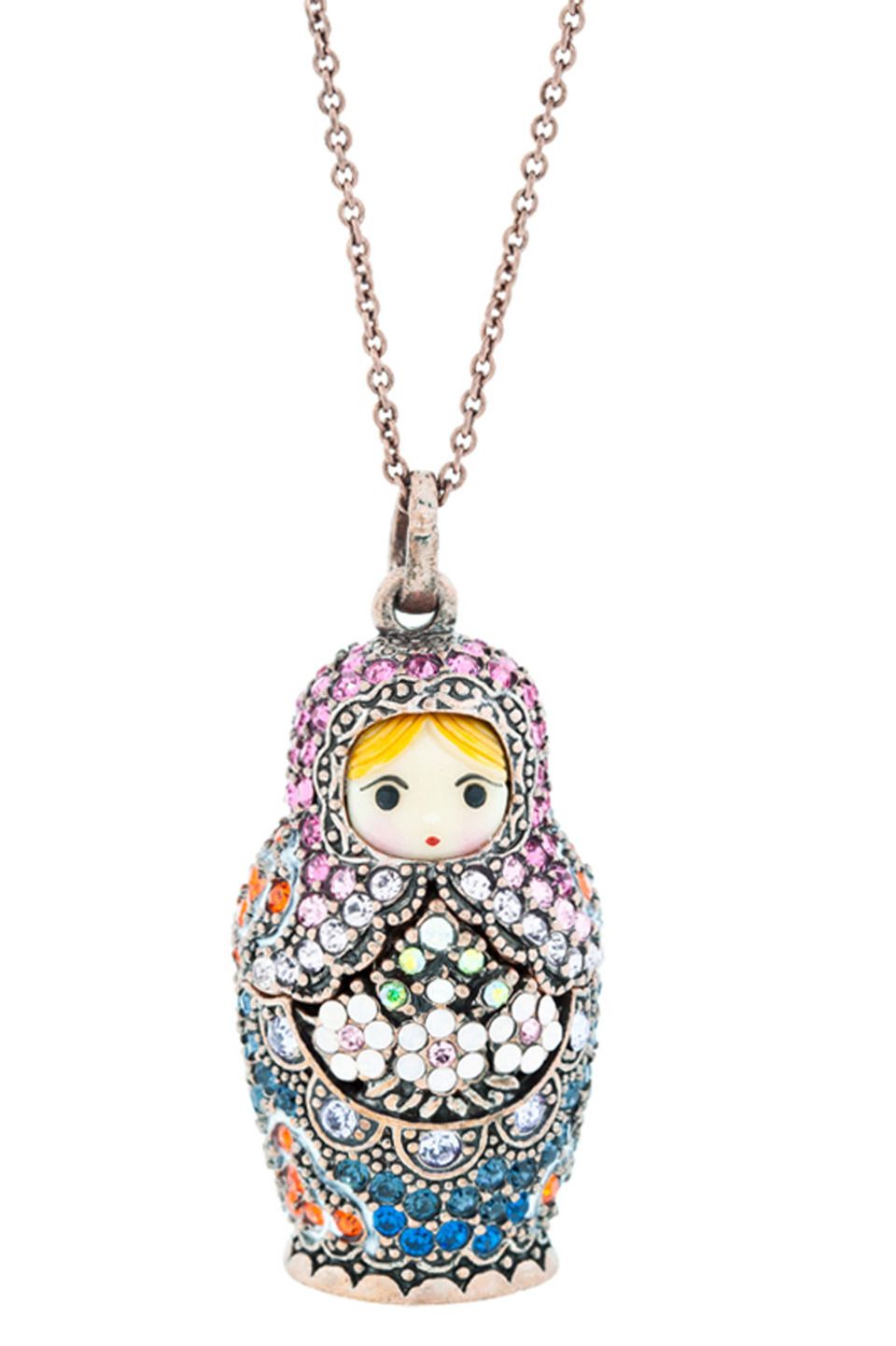 Detail Matryoshka Doll Necklace Nomer 15