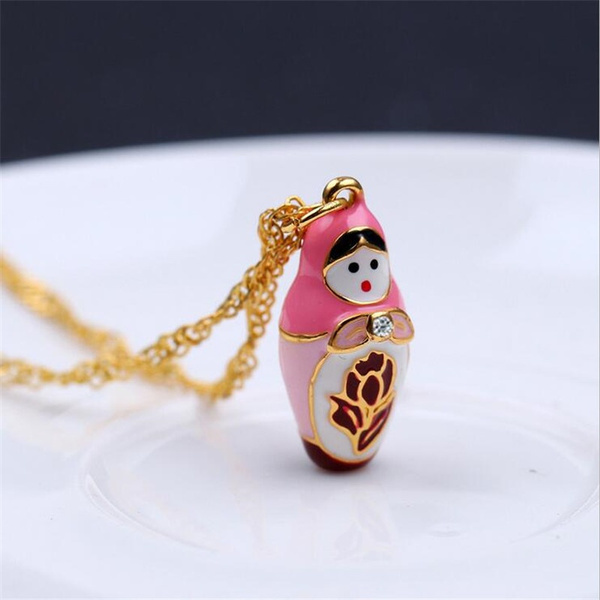 Detail Matryoshka Doll Necklace Nomer 22