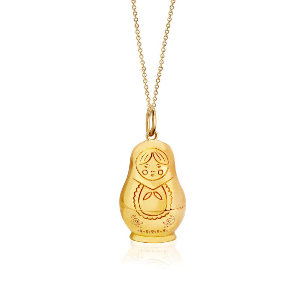 Detail Matryoshka Doll Necklace Nomer 5