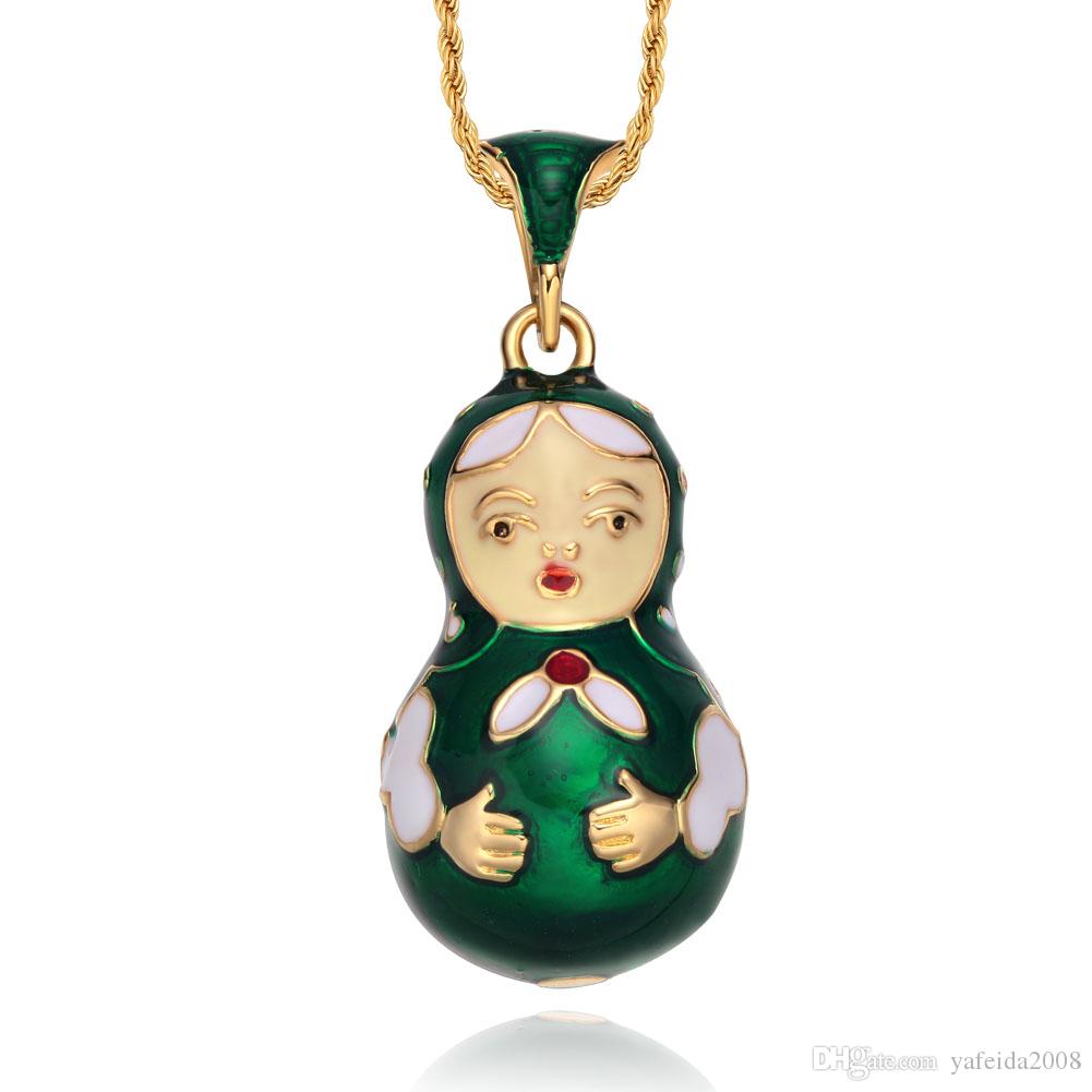 Detail Matryoshka Doll Necklace Nomer 44