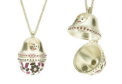 Detail Matryoshka Doll Necklace Nomer 48