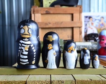 Detail Matryoshka Doll Zombies Nomer 33