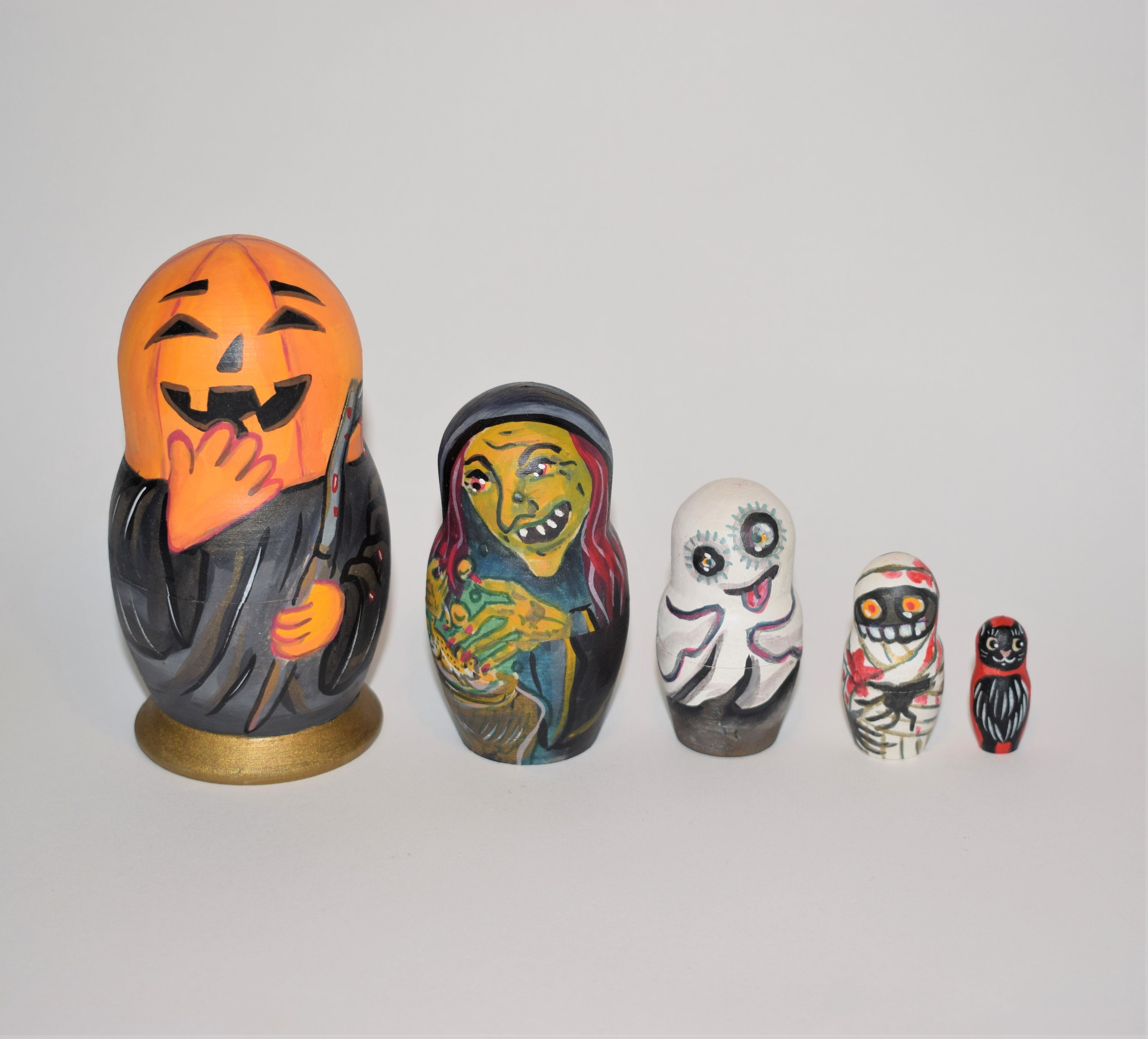 Detail Matryoshka Doll Zombies Nomer 34