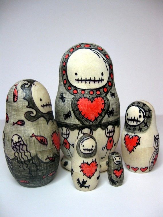 Detail Matryoshka Doll Zombies Nomer 39