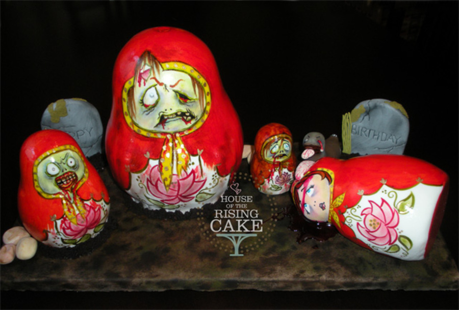 Detail Matryoshka Doll Zombies Nomer 9