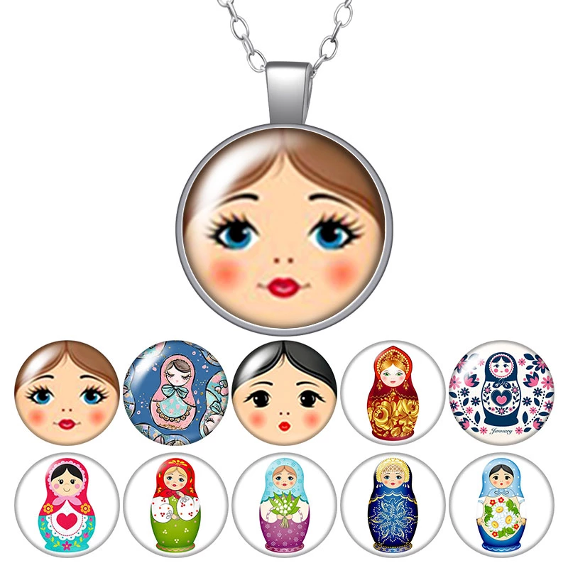 Detail Matryoshka Necklace Nomer 40