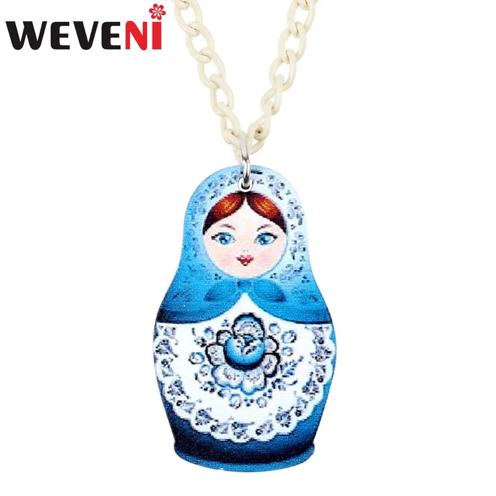 Detail Matryoshka Necklace Nomer 42