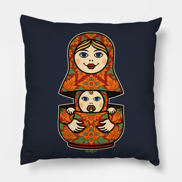 Detail Matryoshka Pillow Nomer 21