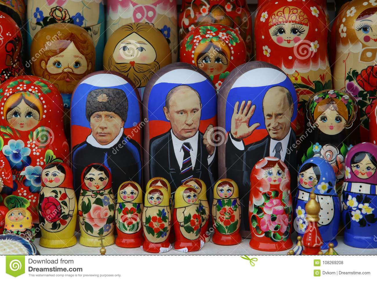 Detail Matryoshka Putin Nomer 12