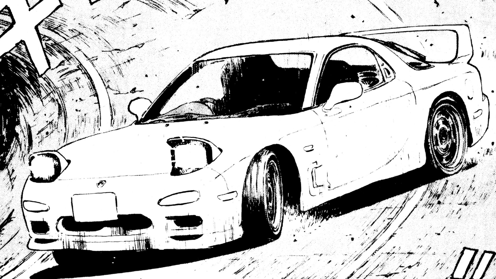 Detail Mazda Rx7 Initial D Nomer 7