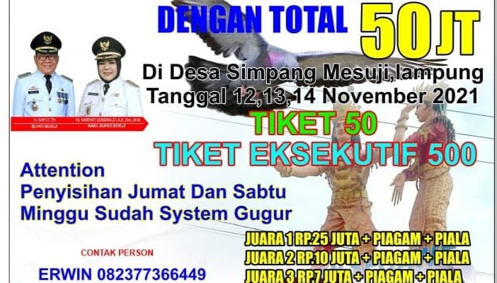 Detail Piagam Merpati Kolong Nomer 48