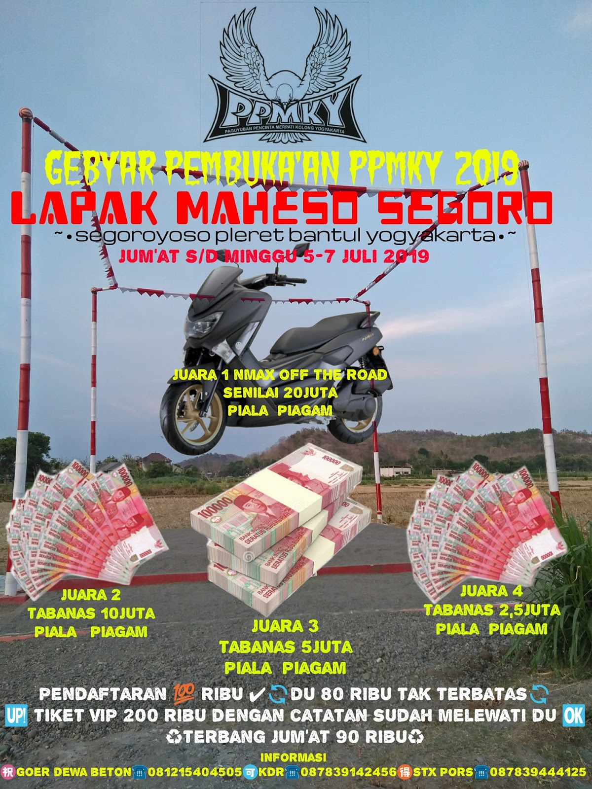 Detail Piagam Merpati Kolong Nomer 49
