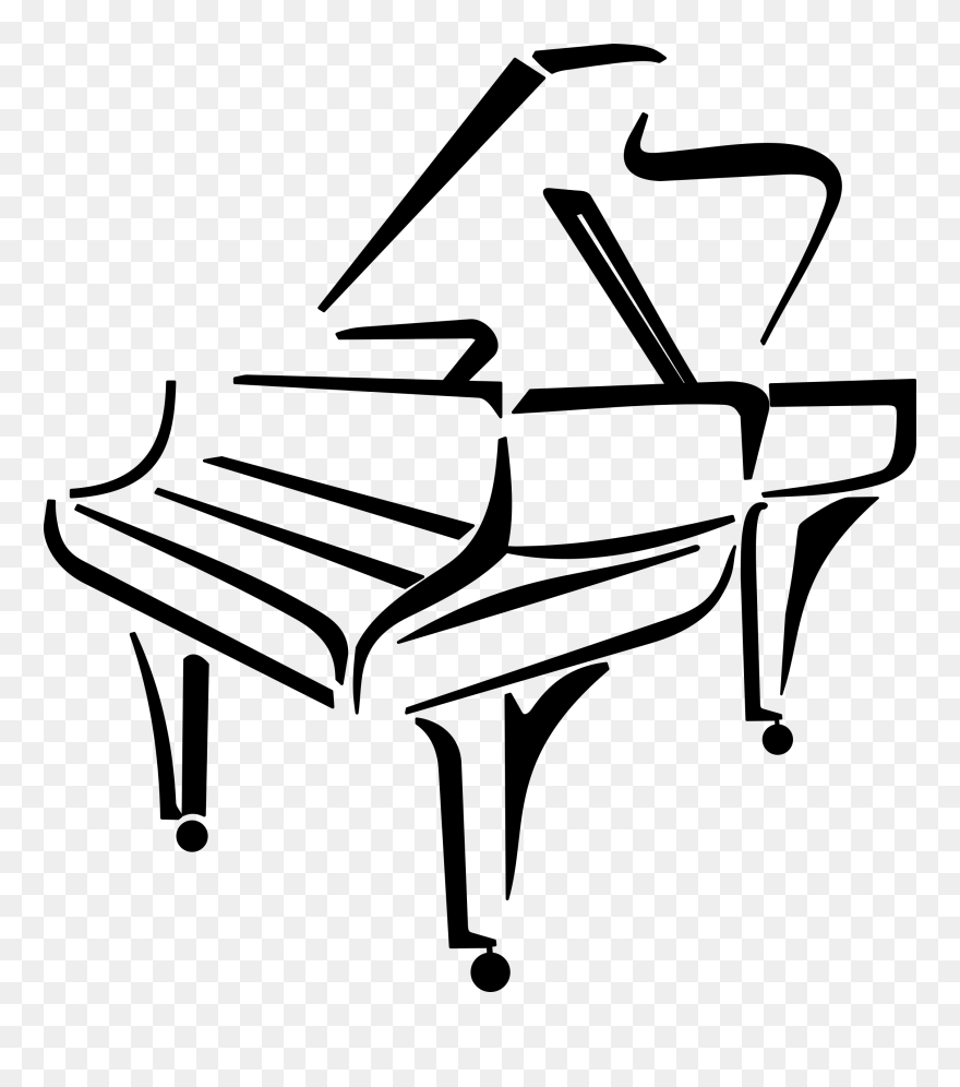 Detail Piano Clipart Transparent Nomer 26