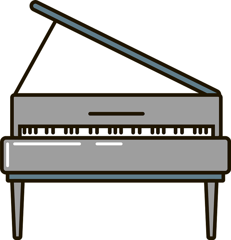 Detail Piano Clipart Transparent Nomer 38