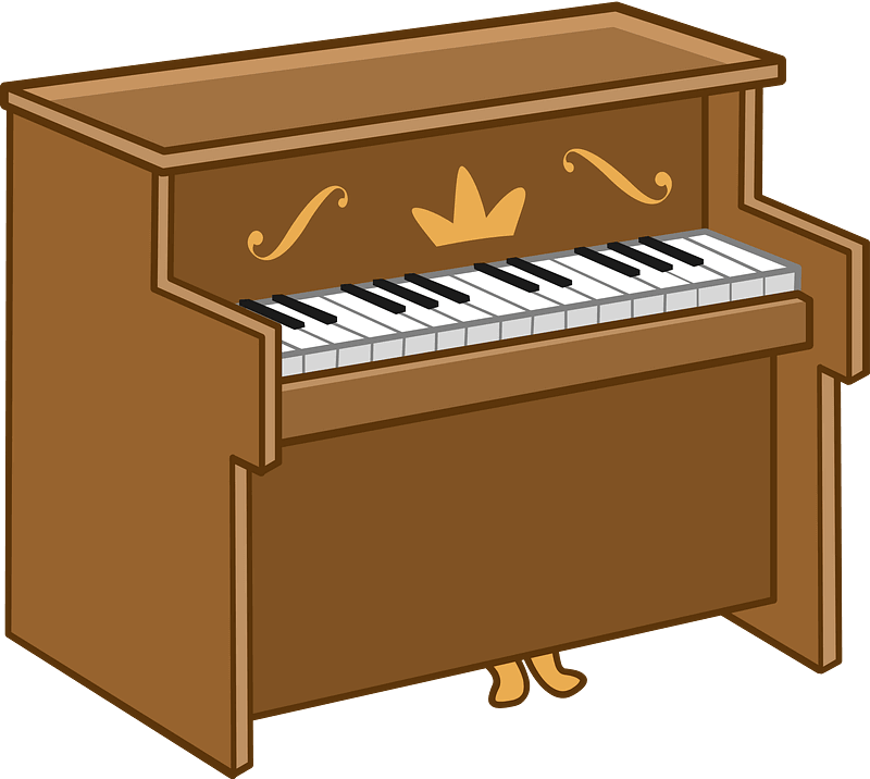Detail Piano Clipart Transparent Background Nomer 31