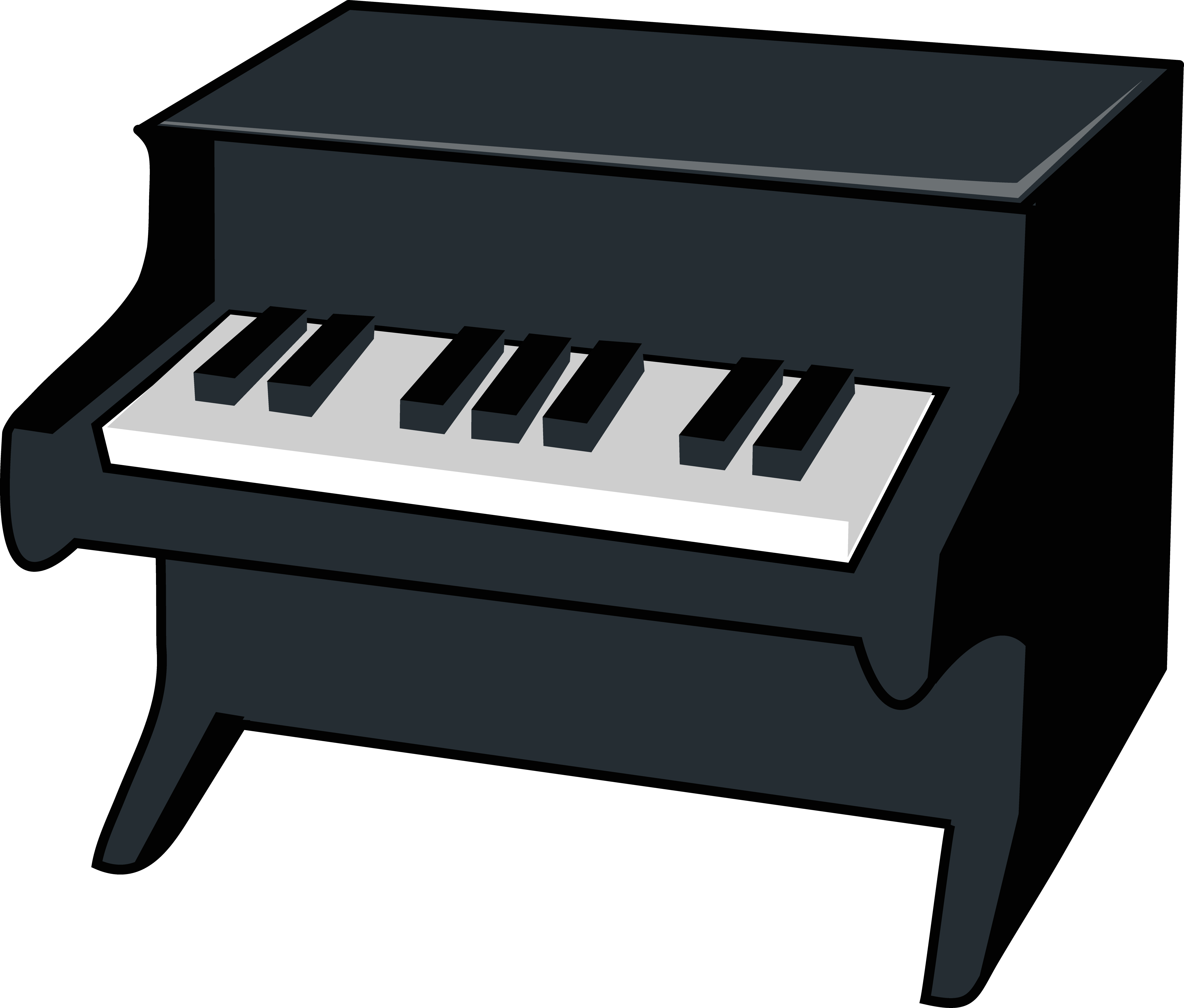 Detail Piano Images Free Clip Art Nomer 3