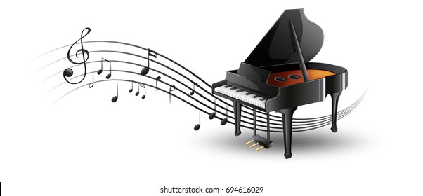 Detail Piano Music Image Nomer 6