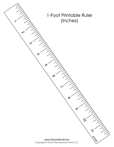 Detail Pic Of A Ruler In Inches Nomer 33