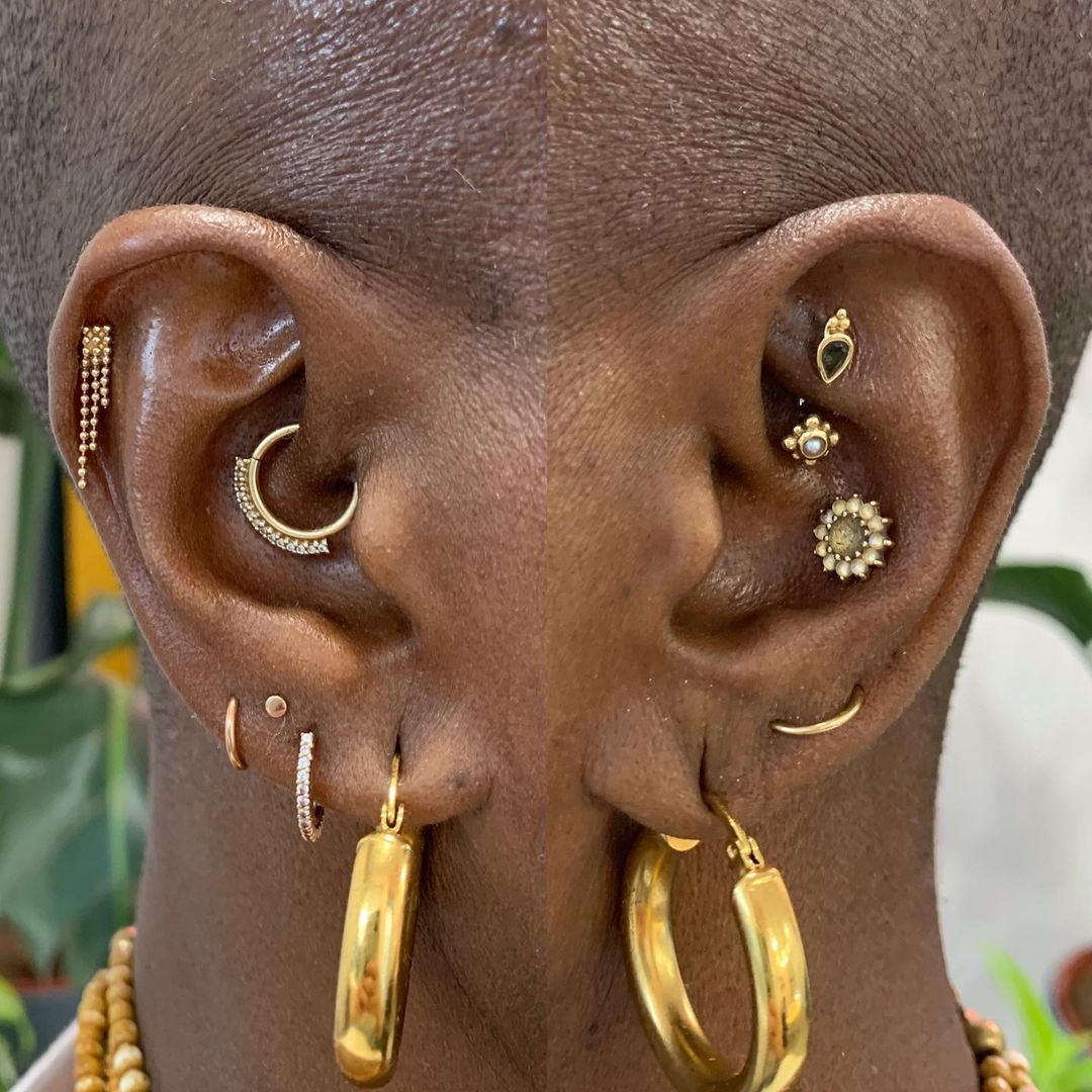 Detail Pic Of Ear Piercings Nomer 34