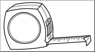 Detail Measure Tape Clipart Nomer 14