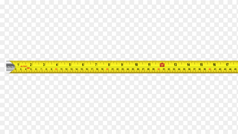 Detail Measuring Tape Transparent Background Nomer 13