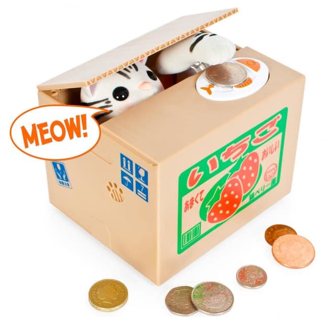 Detail Mechanical Cat Piggy Bank Nomer 14