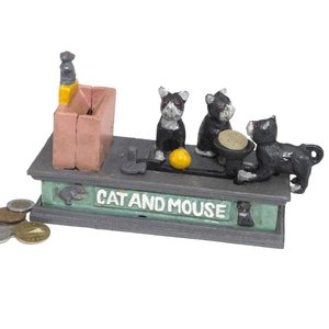 Detail Mechanical Cat Piggy Bank Nomer 35