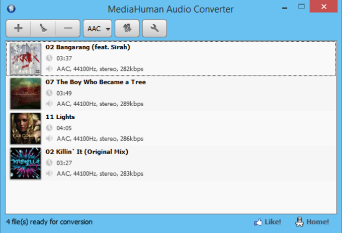 Detail Mediahuman Audio Converter Nomer 2