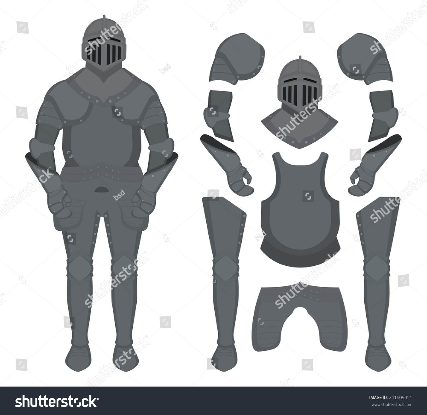 Detail Medieval Armor Leggings Nomer 13