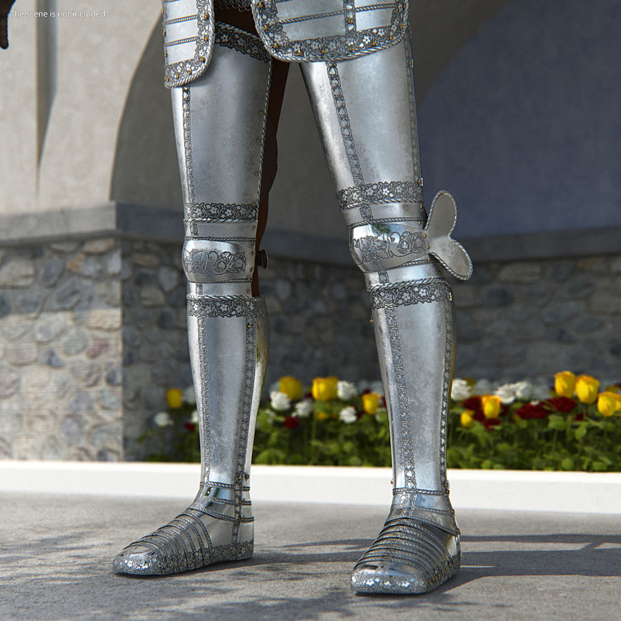 Detail Medieval Armor Leggings Nomer 40