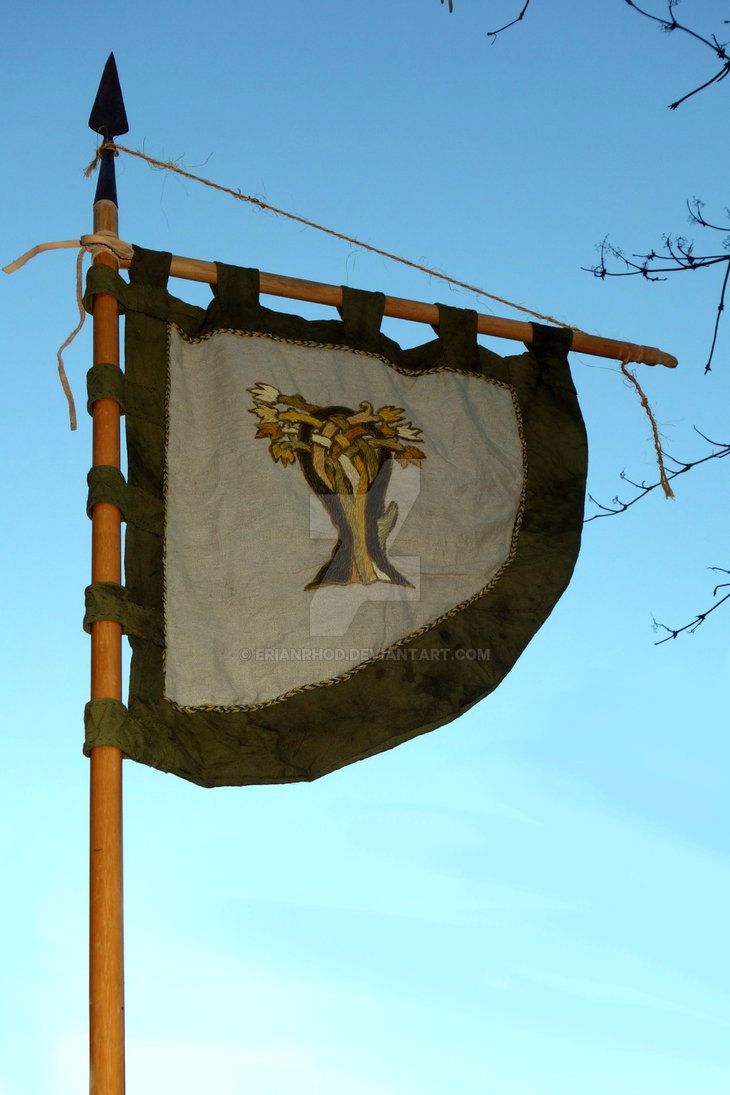 Detail Medieval Banner Pole Nomer 24