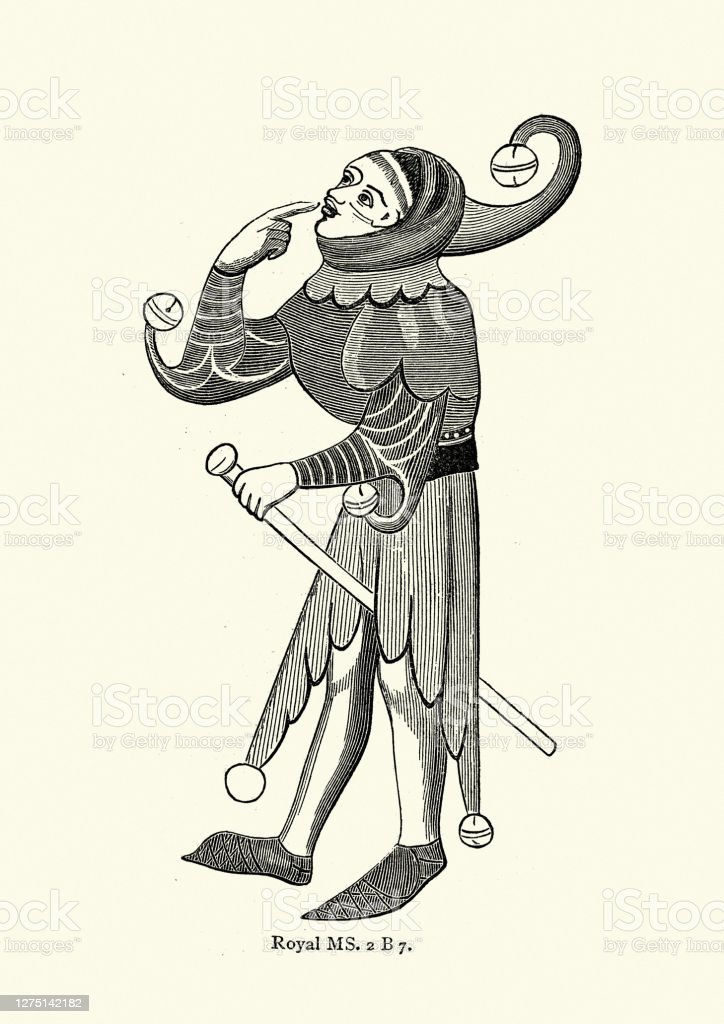 Detail Medieval Jester Clothing Nomer 28