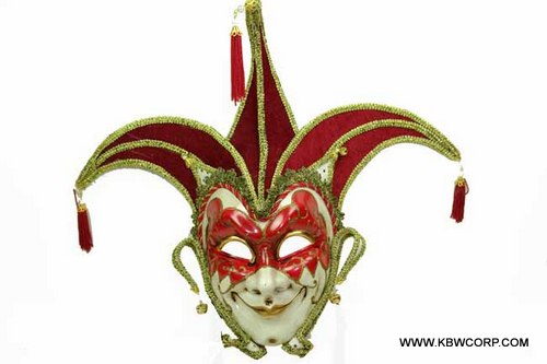 Detail Medieval Jester Mask Nomer 5