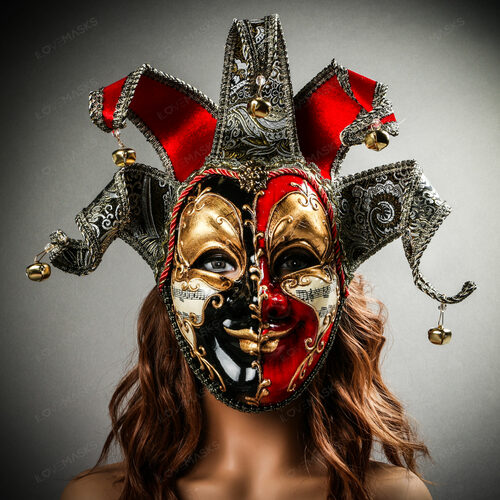 Detail Medieval Jester Mask Nomer 7