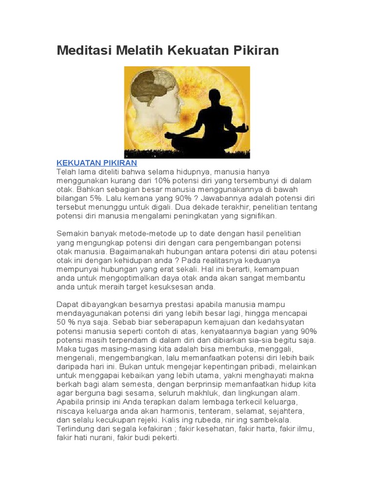 Detail Meditasi Kekuatan Pikiran Nomer 33