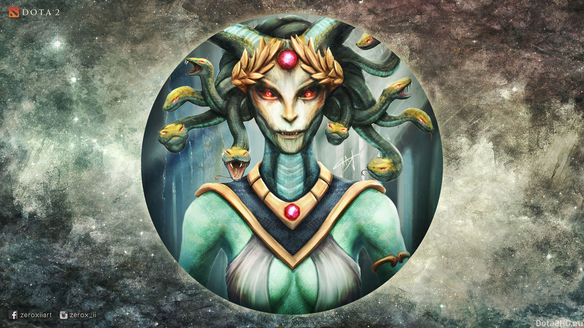 Detail Medusa Dota 2 Wallpaper Nomer 12