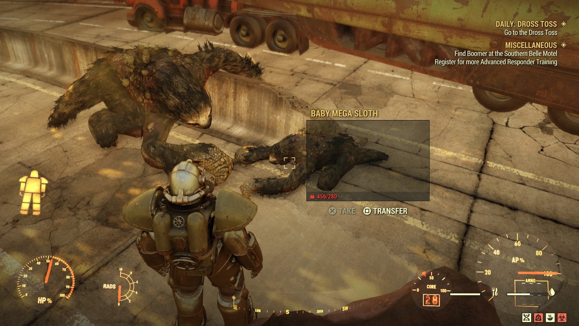 Detail Mega Sloth Fallout 76 Nomer 34