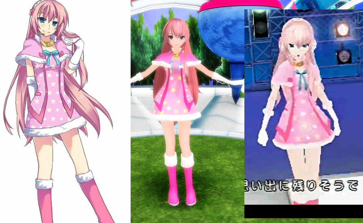 Detail Megurine Luka Project Diva Nomer 30