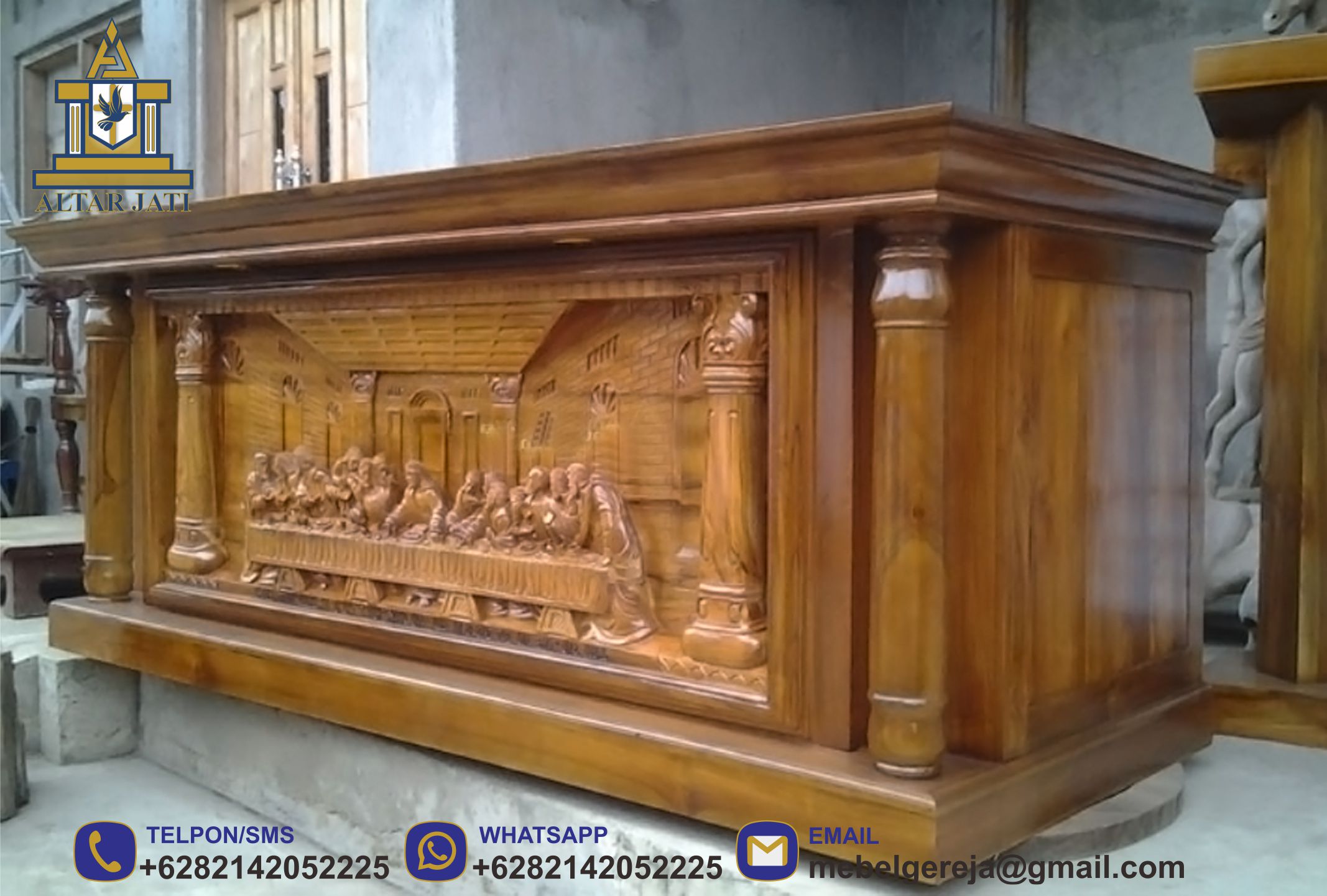 Detail Meja Altar Gereja Katolik Nomer 6